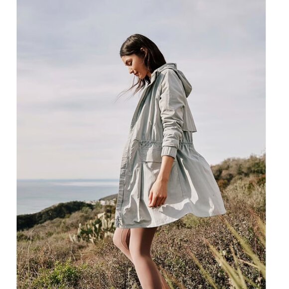 Lululemon Pack & Glyde Rain Jacket Water Resistant Windbreaker Travel Long Coat - Picture 16 of 16